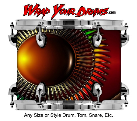 Buy Drum Wrap Abstractone Dot Drum Wrap