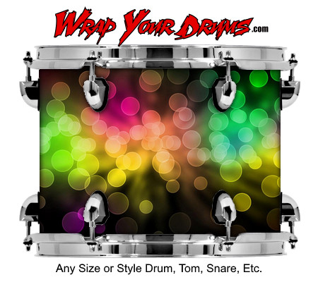 Buy Drum Wrap Abstractone Dots Drum Wrap
