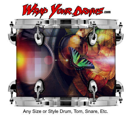 Buy Drum Wrap Abstractone Nature Drum Wrap