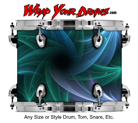 Buy Drum Wrap Abstractone Shatter Drum Wrap