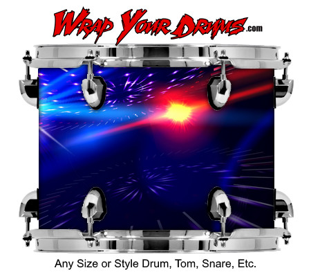 Buy Drum Wrap Abstractone Stars Drum Wrap