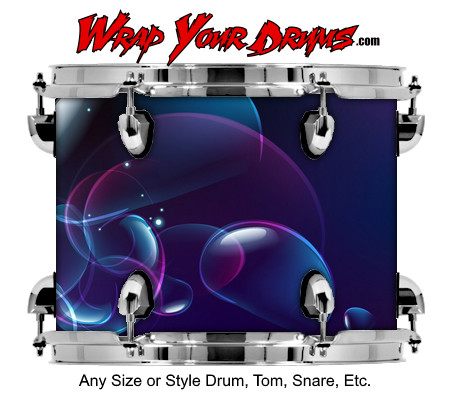 Buy Drum Wrap Abstractthree Bubbles Drum Wrap