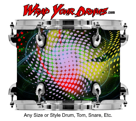 Buy Drum Wrap Abstractthree Dimension Drum Wrap
