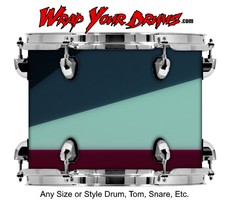 Buy Drum Wrap Abstractthree Pyramid Drum Wrap