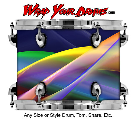 Buy Drum Wrap Abstracttwo Curves Drum Wrap