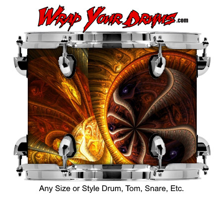 Buy Drum Wrap Abstracttwo Vein Drum Wrap