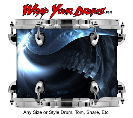 Buy Drum Wrap Abstracttwo Zipper Drum Wrap