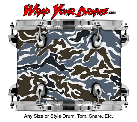 Buy Drum Wrap Camo Rock 2 Drum Wrap
