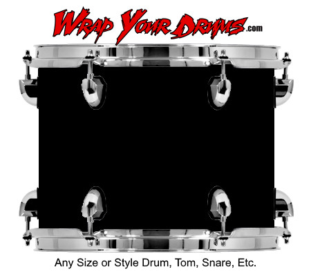Buy Drum Wrap Colors Black Drum Wrap