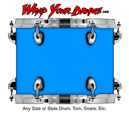 Buy Drum Wrap Colors Dodger Blue Drum Wrap