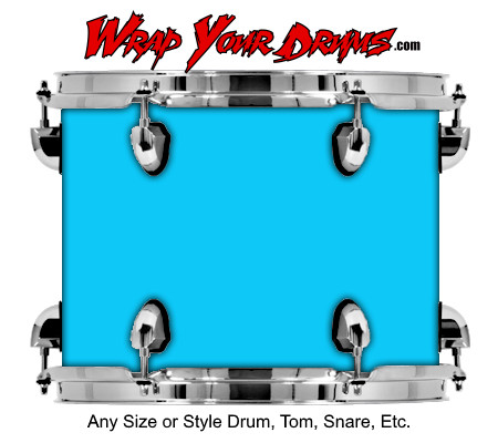 Buy Drum Wrap Colors Light Blue Drum Wrap