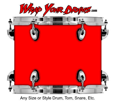 Buy Drum Wrap Colors Red Drum Wrap