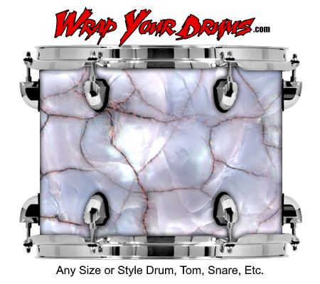 Buy Drum Wrap Crystal Abalone Drum Wrap