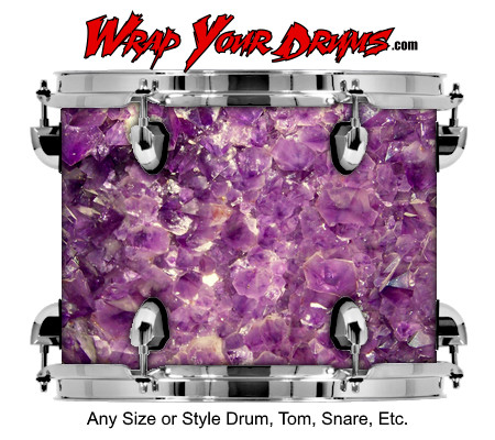 Buy Drum Wrap Crystal Amethyst Drum Wrap