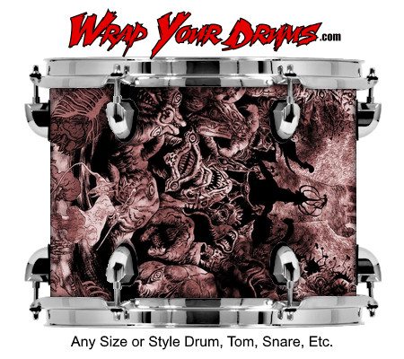 Buy Drum Wrap Beserk Blackmoon Drum Wrap