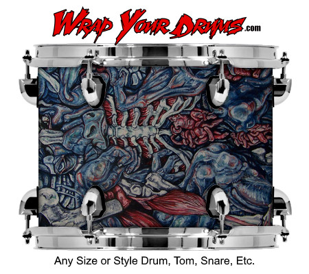 Buy Drum Wrap Beserk Gutless Drum Wrap