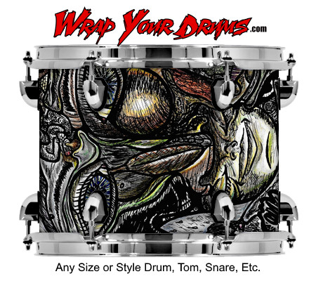 Buy Drum Wrap Beserk Indreams Drum Wrap