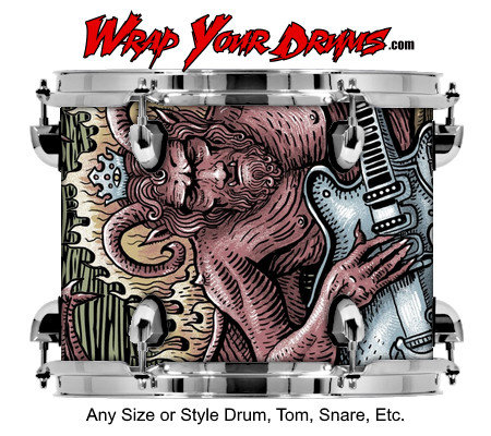 Buy Drum Wrap Beserk Music Drum Wrap