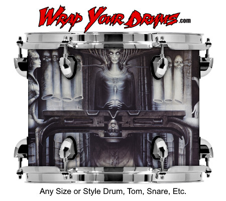 Buy Drum Wrap Biomechanical Altar Drum Wrap