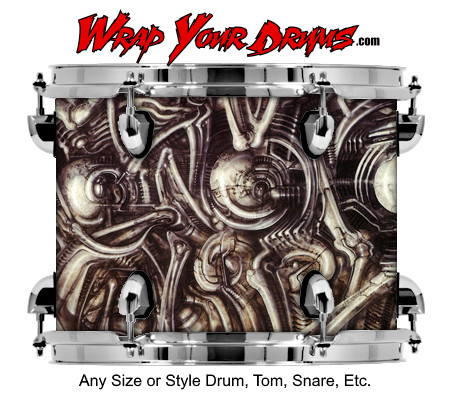 Buy Drum Wrap Biomechanical Chain Drum Wrap