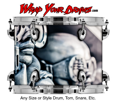 Buy Drum Wrap Biomechanical Soldier Drum Wrap