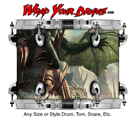 Buy Drum Wrap Cthulhu Lair Drum Wrap