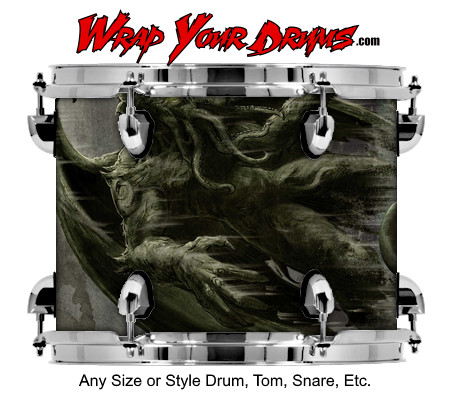 Buy Drum Wrap Cthulhu Rises Drum Wrap