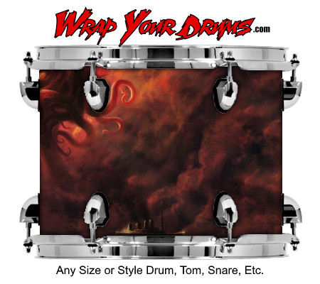 Buy Drum Wrap Cthulhu Sun Drum Wrap