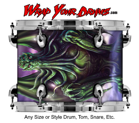Buy Drum Wrap Cthulhu Wings Drum Wrap