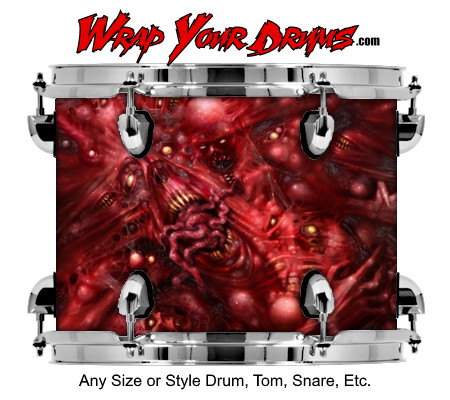 Buy Drum Wrap Dark Shadows Hell Drum Wrap