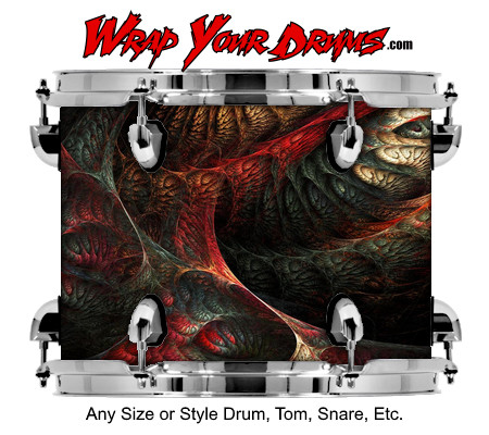 Buy Drum Wrap Dark Shadows Psy Snake Drum Wrap
