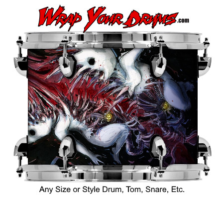 Buy Drum Wrap Dark Shadows Twins Drum Wrap