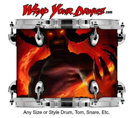 Buy Drum Wrap Evil Dark Lord Drum Wrap