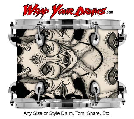 Buy Drum Wrap Evil Demon Drum Wrap
