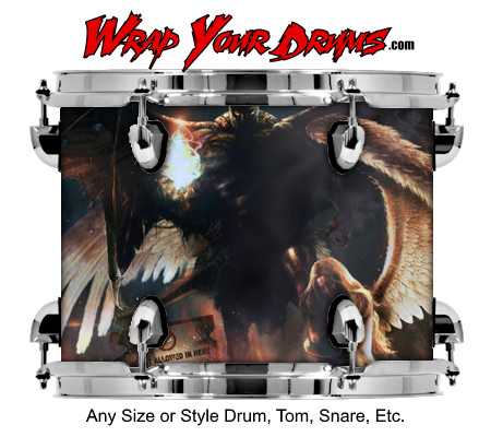 Buy Drum Wrap Evil Devil Love Drum Wrap