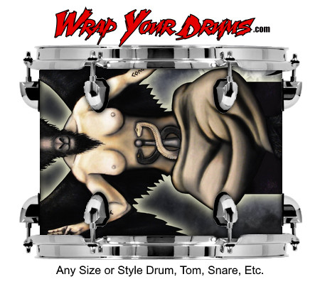 Buy Drum Wrap Wicked Baphomet Drum Wrap