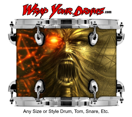 Buy Drum Wrap Wicked Bible Drum Wrap