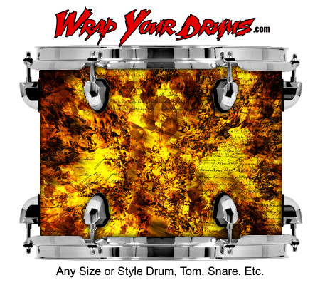 Buy Drum Wrap Wicked Hell Drum Wrap