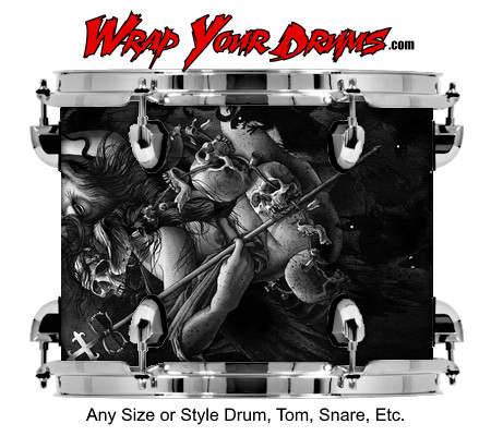 Buy Drum Wrap Wicked Moon Drum Wrap