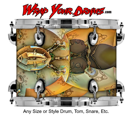 Buy Drum Wrap Exotic Ancientalien Drum Wrap