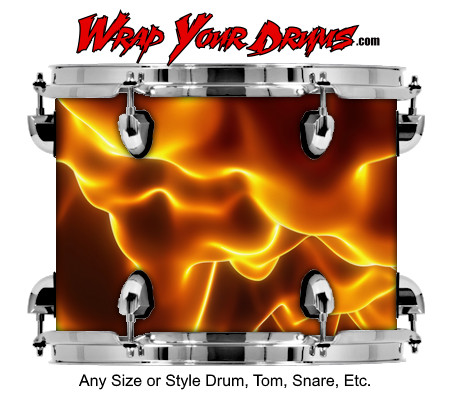 Buy Drum Wrap Fire Above Drum Wrap