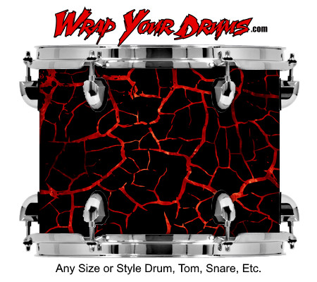 Buy Drum Wrap Fire Custom Drum Wrap