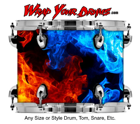 Buy Drum Wrap Fire Mixture Drum Wrap
