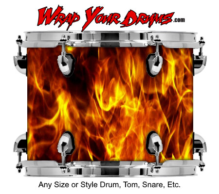 Buy Drum Wrap Fire Wall Drum Wrap