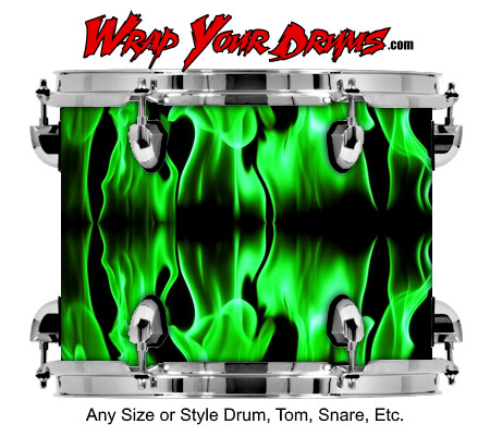 Buy Drum Wrap Fireline Green Drum Wrap