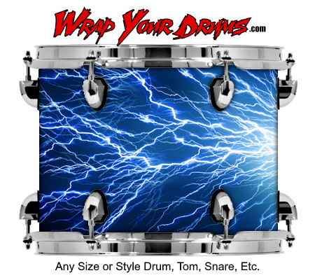 Buy Drum Wrap Lightning Arch Drum Wrap
