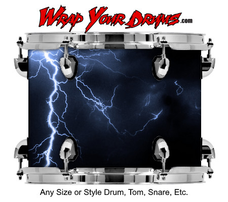 Buy Drum Wrap Lightning Corner Drum Wrap