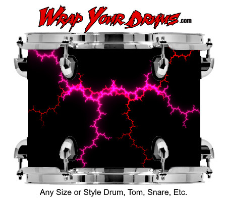 Buy Drum Wrap Lightning Crack Drum Wrap