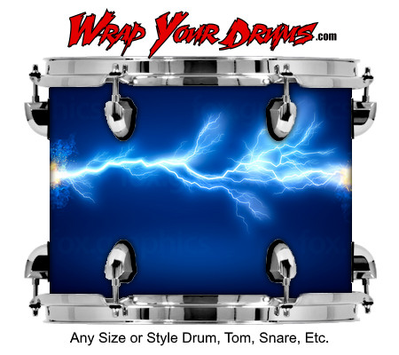 Buy Drum Wrap Lightning Power Drum Wrap