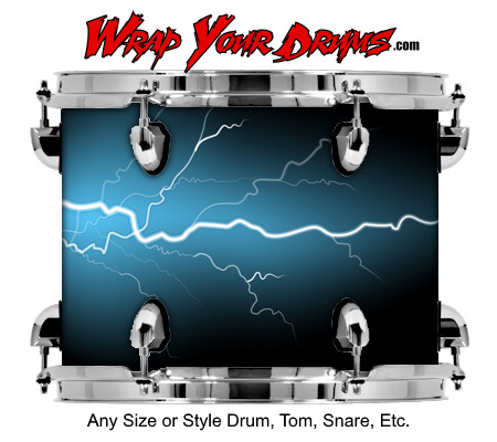 Buy Drum Wrap Lightning Single Drum Wrap